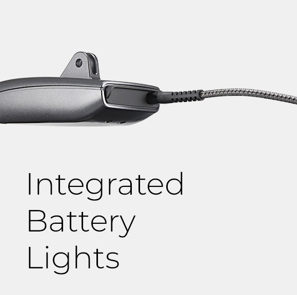 Integrated Battery Lights
